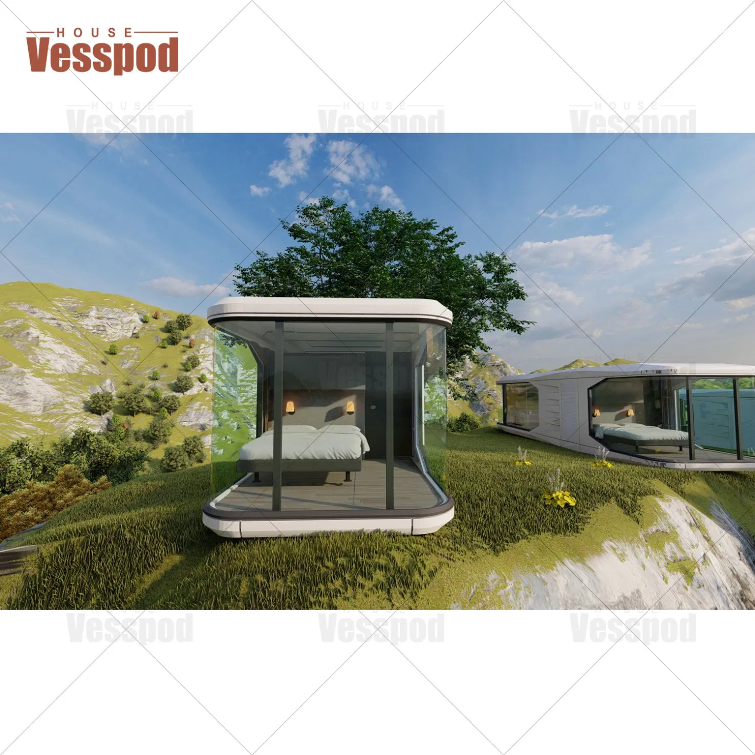 Converted to Houses C70 Capsule House Peru Prefab House Africa