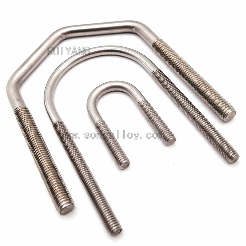 U-Bolt Anchor Bolts in Stainless Steel and Titanium Alloy