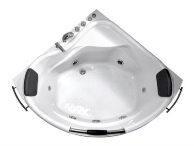 Угловая гидромассажная ванна с джакузи