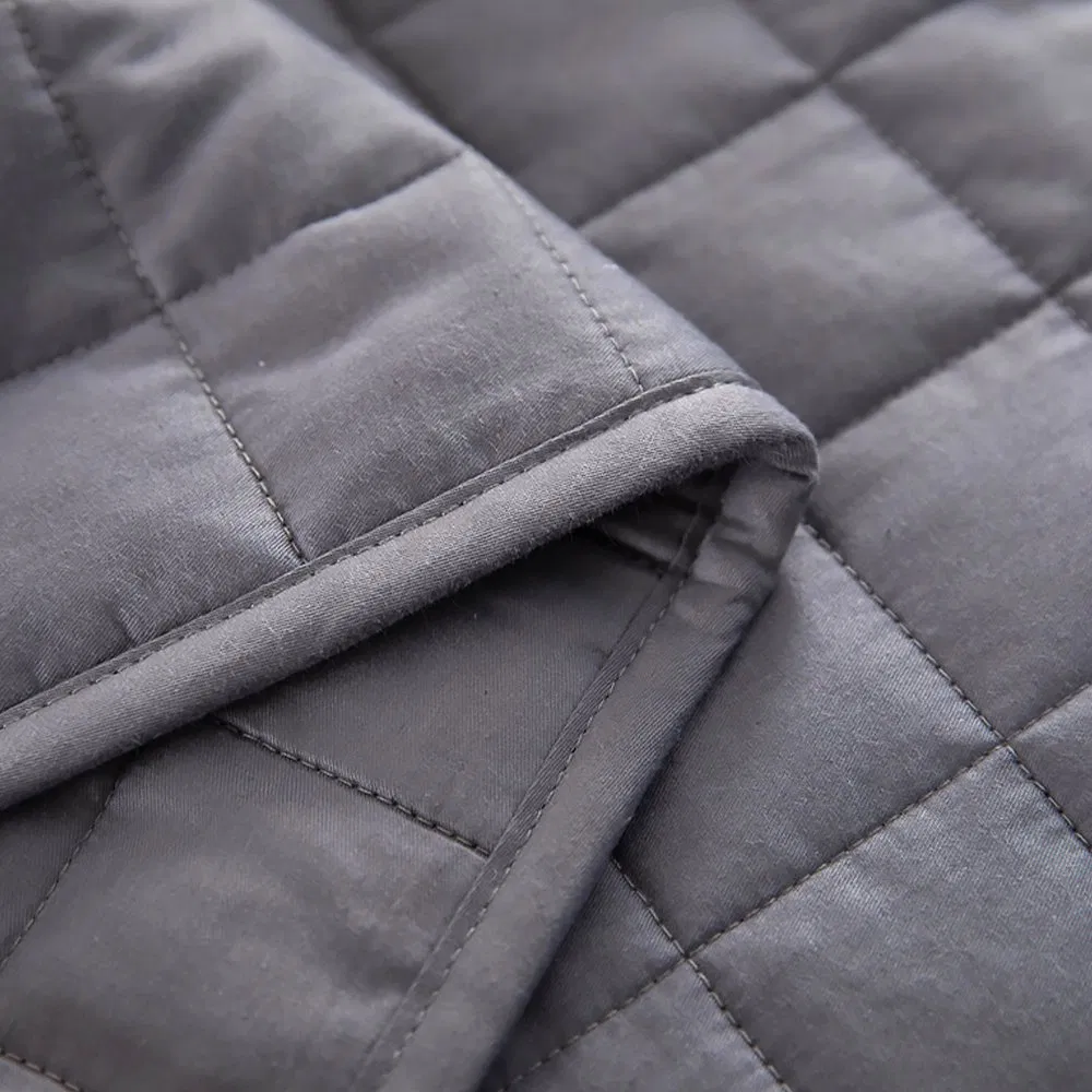 Утяжеленное одеяло из микрофибры с наполнителем из стеклянных бусин