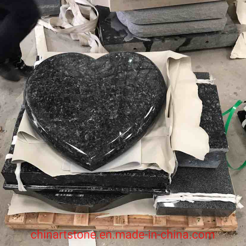 Emerald Pearl Blue Pearl Granite Headstone for Grave