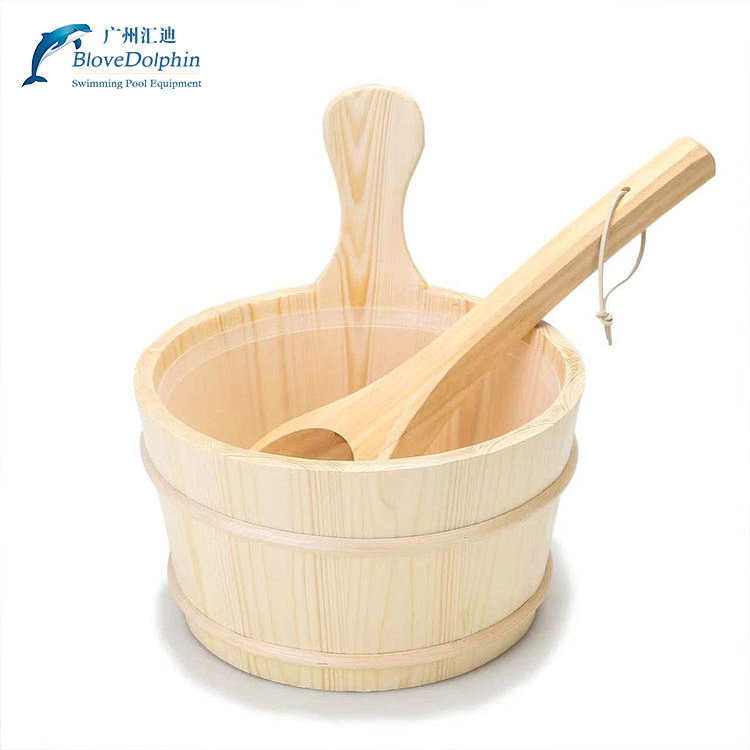 Solid Wood Sauna Room Wooden Bucket Sauna Room Accessories