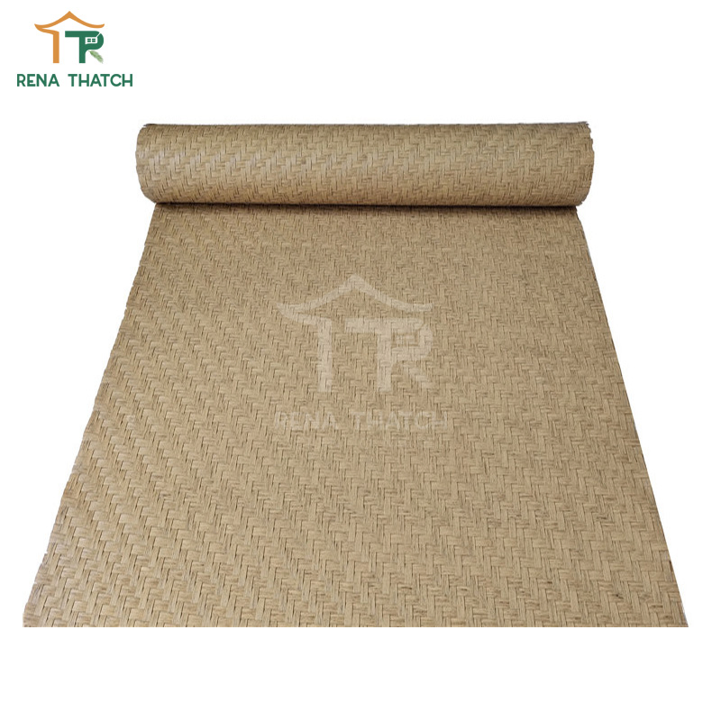Ceiling Artificial Rattan Weave Synthetic Rattan Mesh Webbing Roll Material