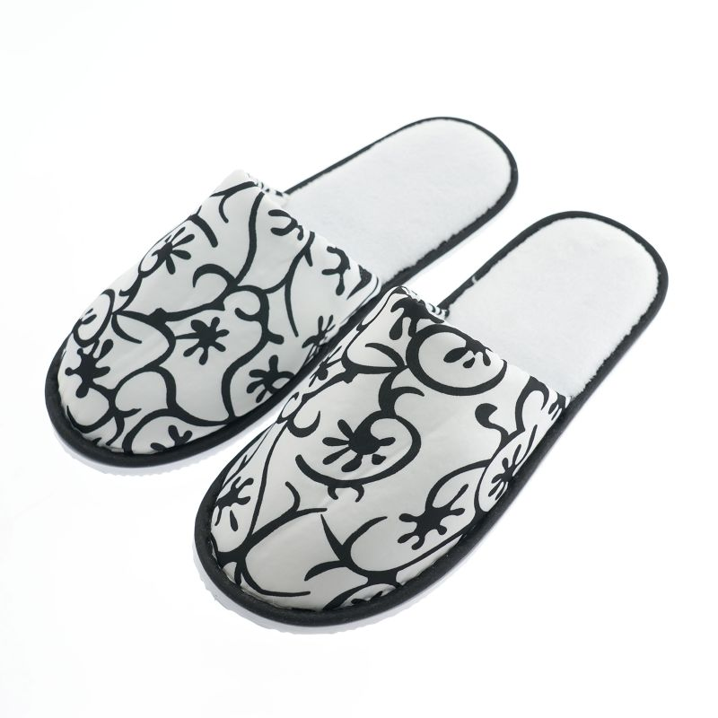 Factory Price White Non-Slip Hotel Slipper for Bedroom and Hotel Use