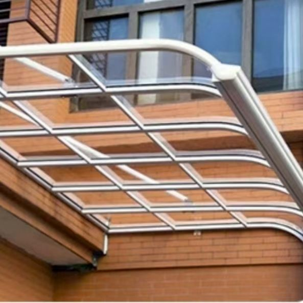 Large Motorised Retractable Roofing Canopy Awning Aluminum Alloy Frame Outdoor Retractable Sail Finishing