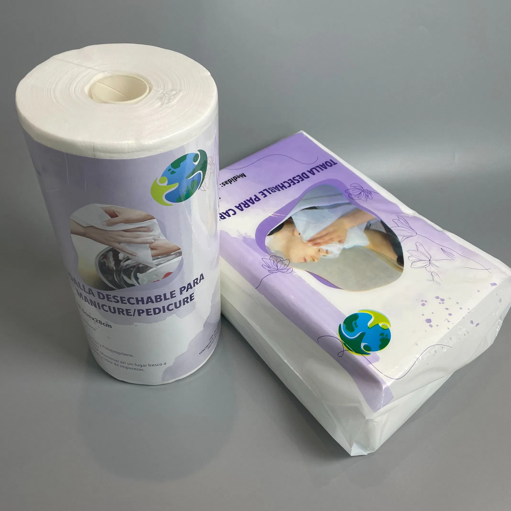 X60 X70 Disposable Nonwoven Hair Salon SPA Barber Shop Towels Dry Wipes