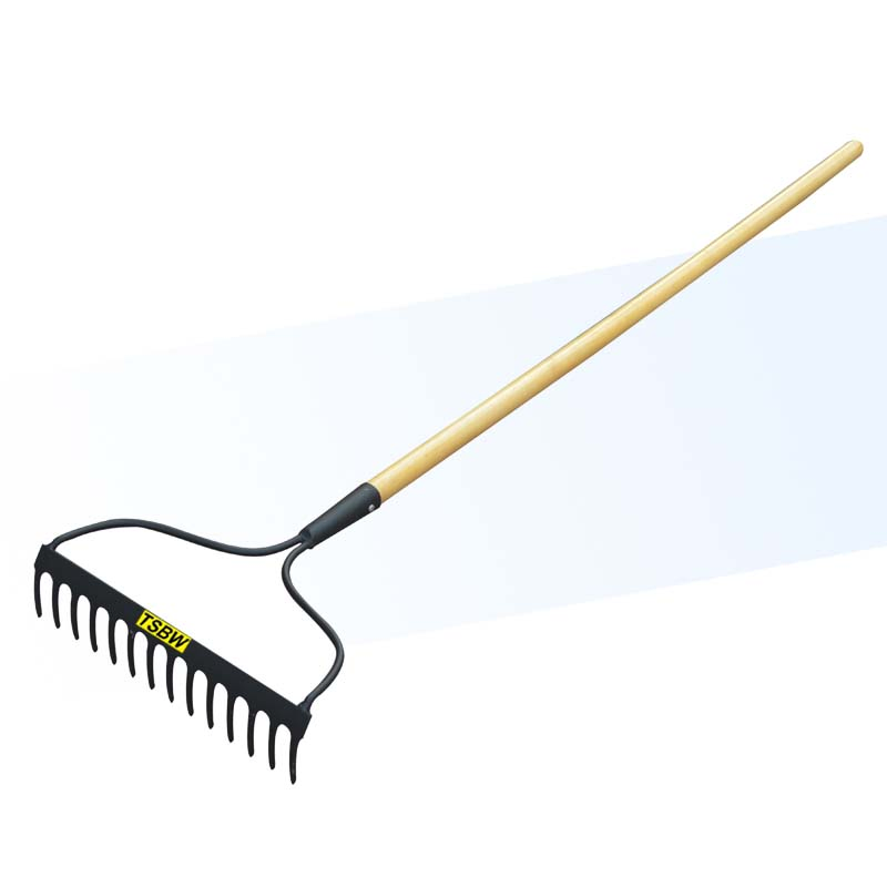 Steel Garden Farm Grass Digging Lawn Leaf Yard Debris Metal Iron Bow Rake Head