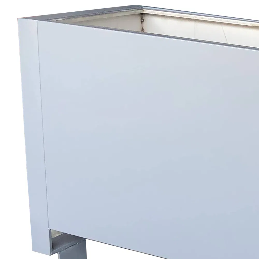 Металлические кашпо для сада, прямоугольные, цветные