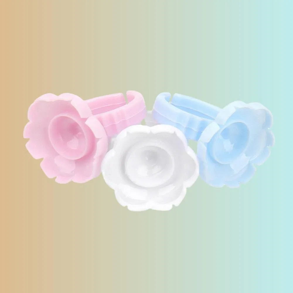 Mt Lashes Heart Shaped Eyelash Extension Glue Ring Cup Lash Holder