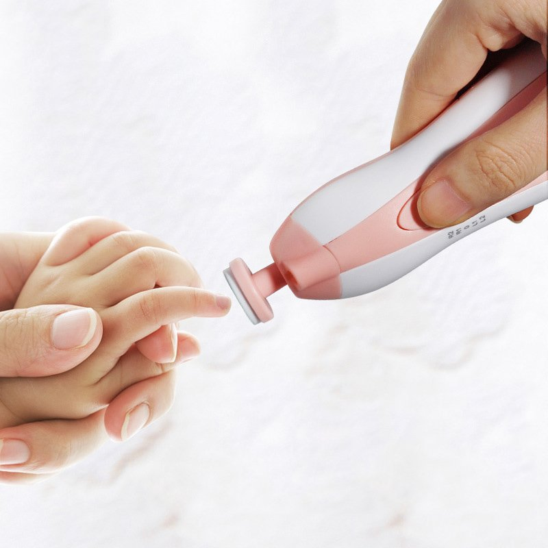 2025 Portable Electric Nail Trimmer for Newborn Manicure Quiet Nail Trimmer Electric Baby Nail File