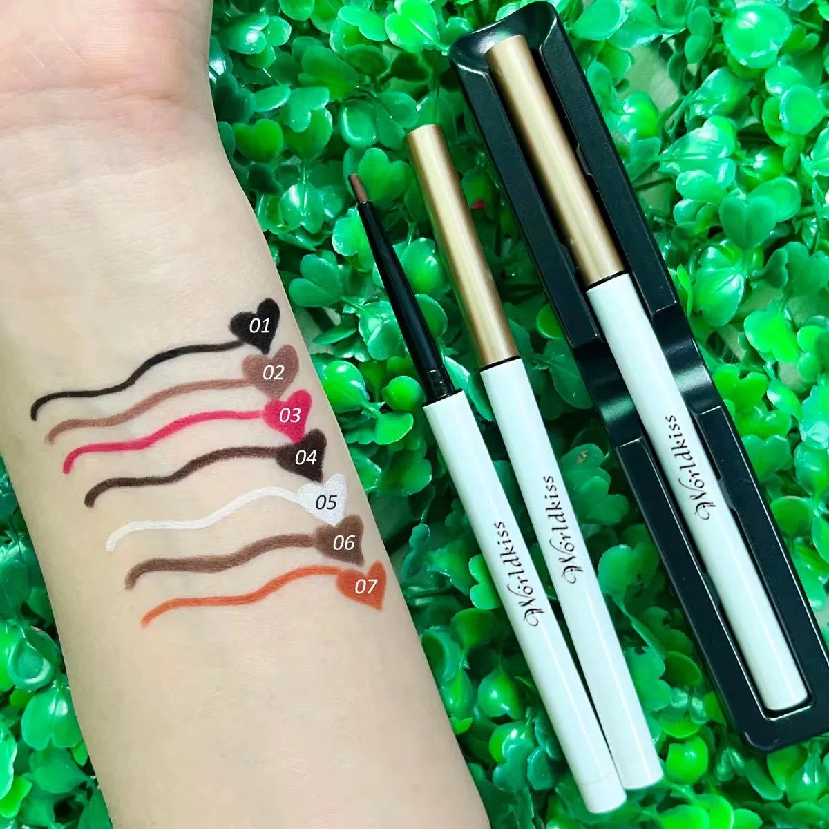 Black Vegan Waterproof Long Lasting Smooth Creamy Color Gel Eyeliner Pencil