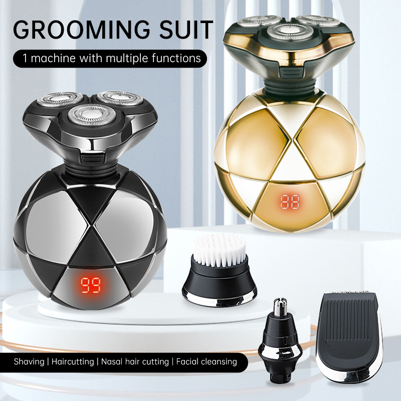 Rechargeable Mini Football Razor for Smooth Bald Heads