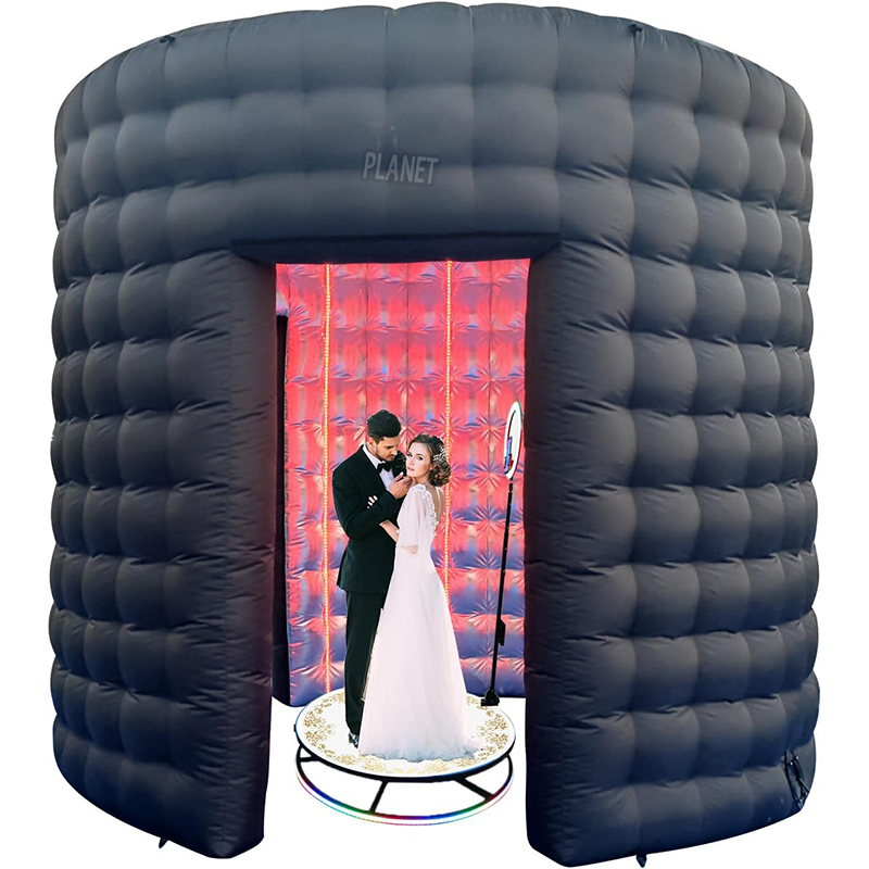 Birthday Party Inflatable 360 Photo Booth Backdrop with LED