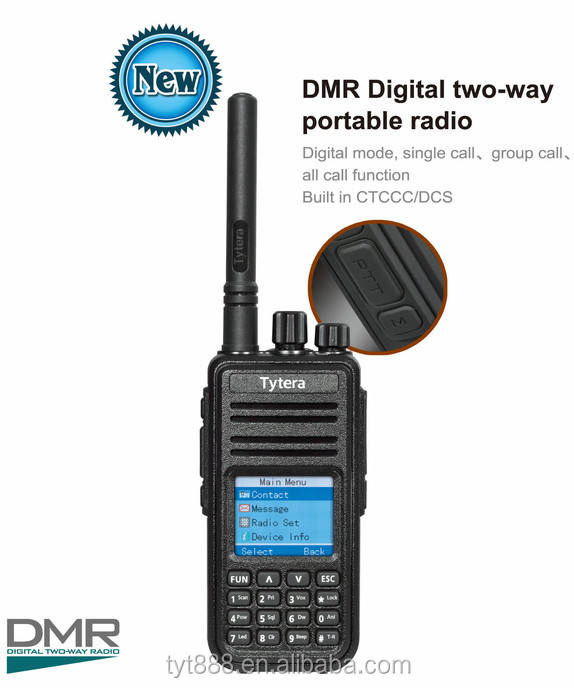 Tyt GPS Digital+Analog Compatible with Mototrbo Radio with LCD! Tyt Dmr Digital Radio MD-380 Single Band VHF or UHF Version with Display