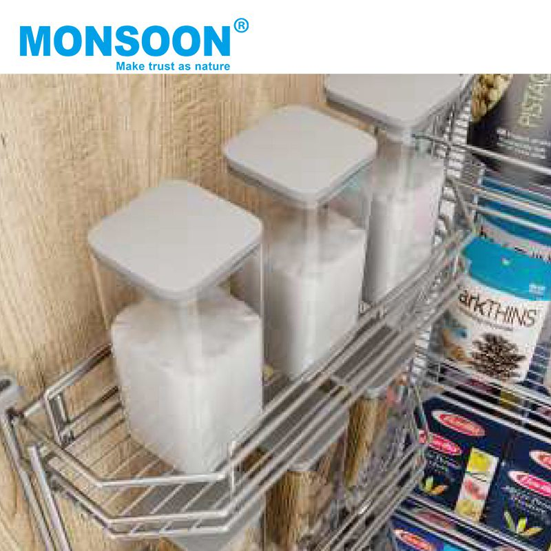 Выдвижная полка для кухонного шкафа 4-5 ярусов