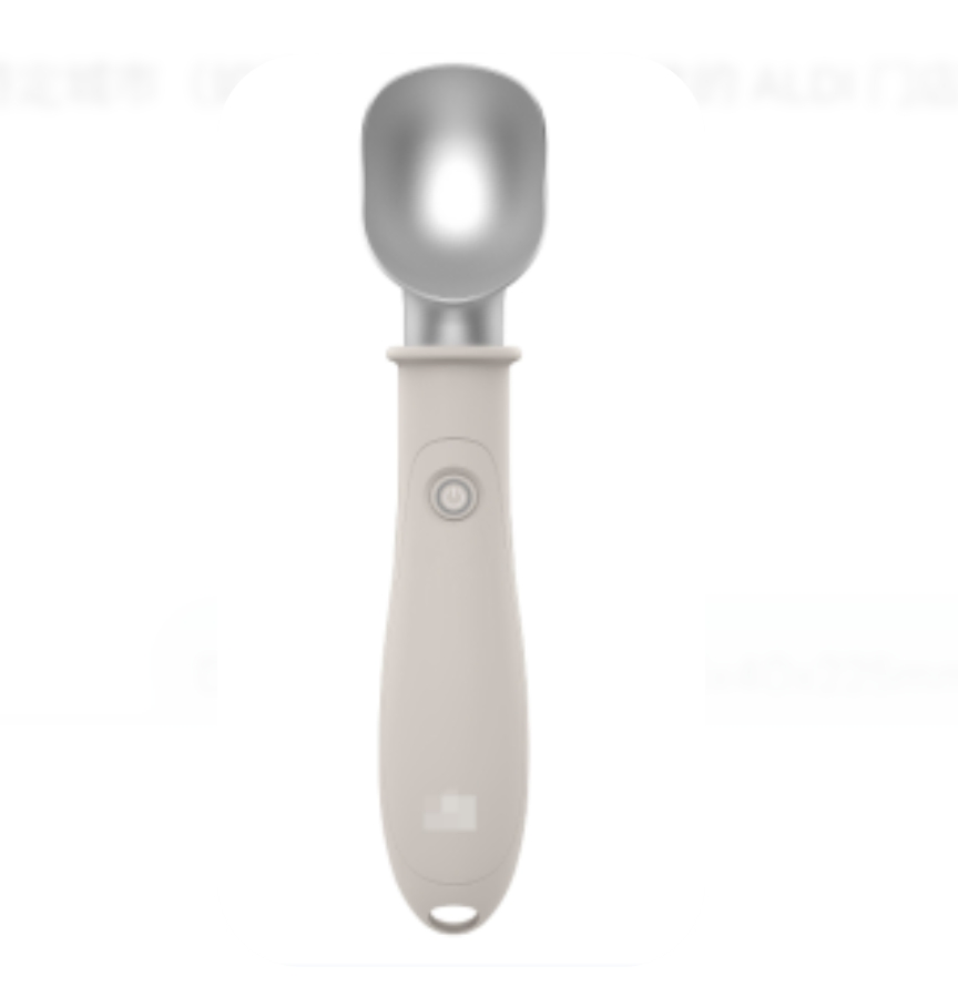 2026 Smart Kitchen Tool Heated Ice-Cream Scoop with 2 Temp Levels IP65 Waterproof and Rechargeable