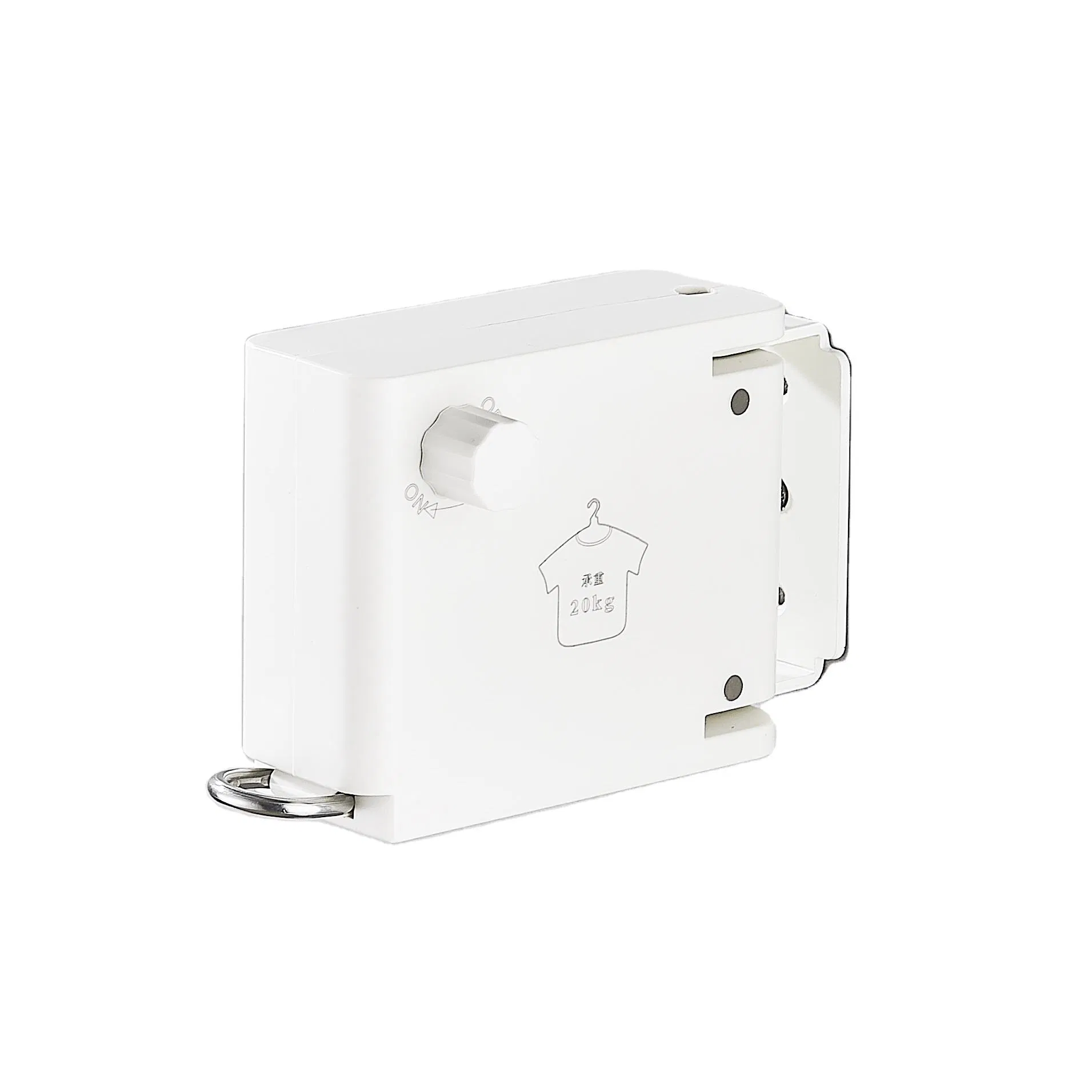 2.7m White Bathroom Laundry Hotels Hanging Drying Retractable Clothesline