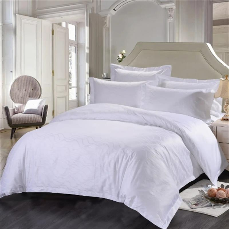 Soft Fitted Bedsheet Set White Queen Size Breathable Mattress Pad Cover Bed Cover