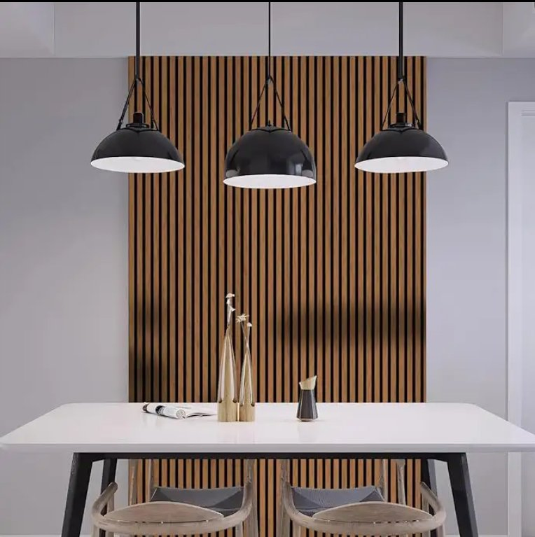 Sound Insulation and Sound Absorption Material Medium Density Fiberboard Polyester Board Acoustic Wood Slat Wall Board