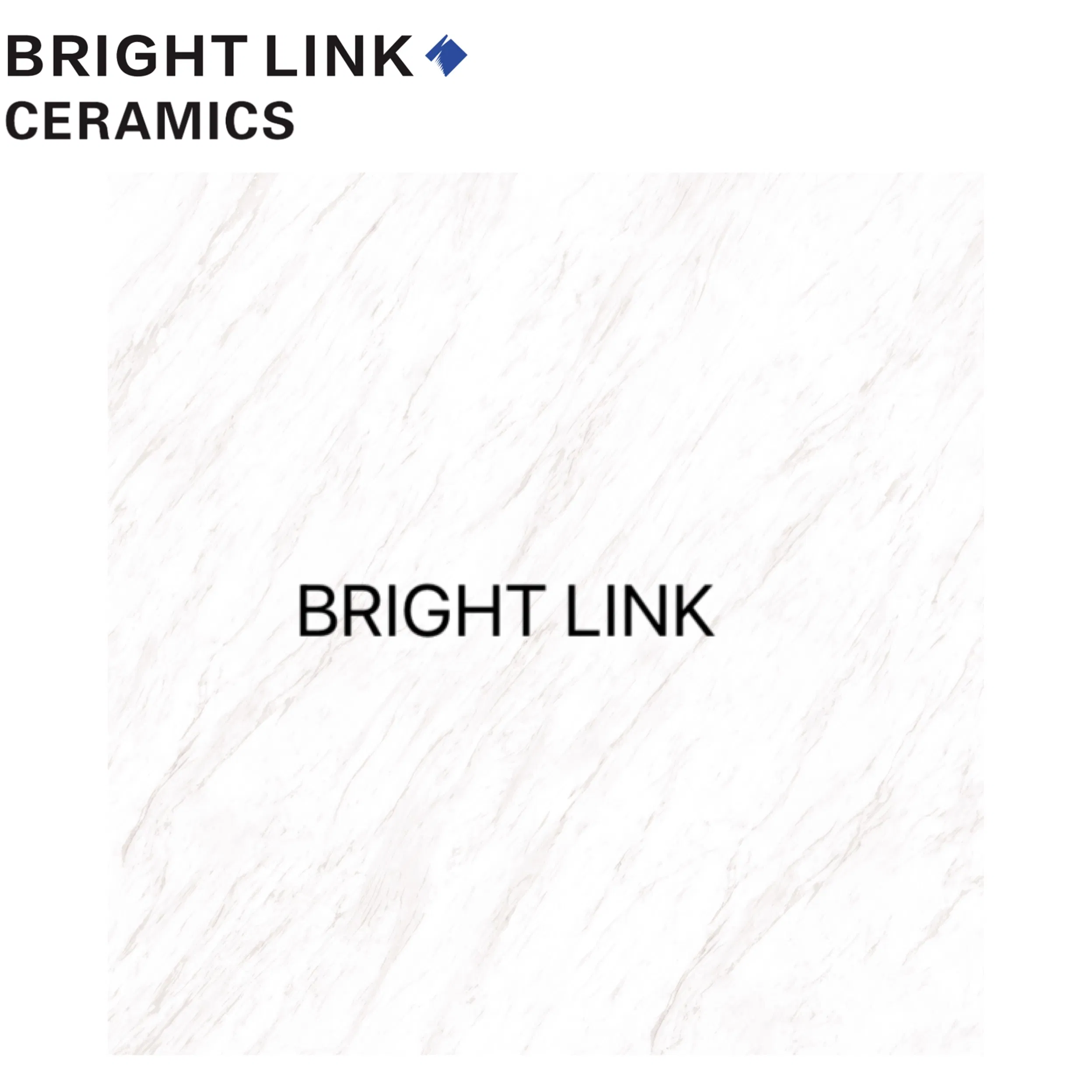 Construction Material Living Room Carara White Glazed Polished Porcelain Floor Tile