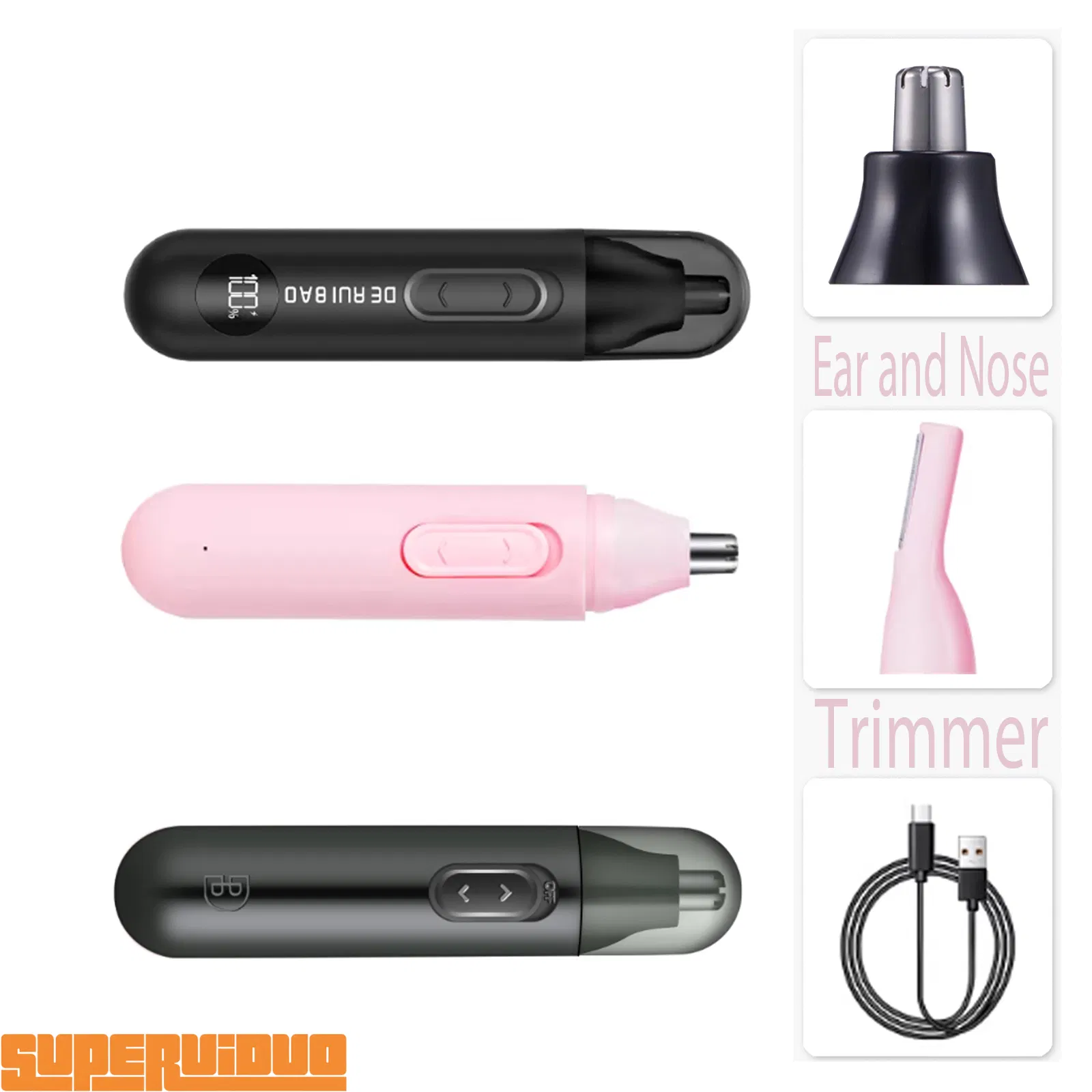 Efficient Low-Draw Intelligent Motor Ear and Nose Trimmer