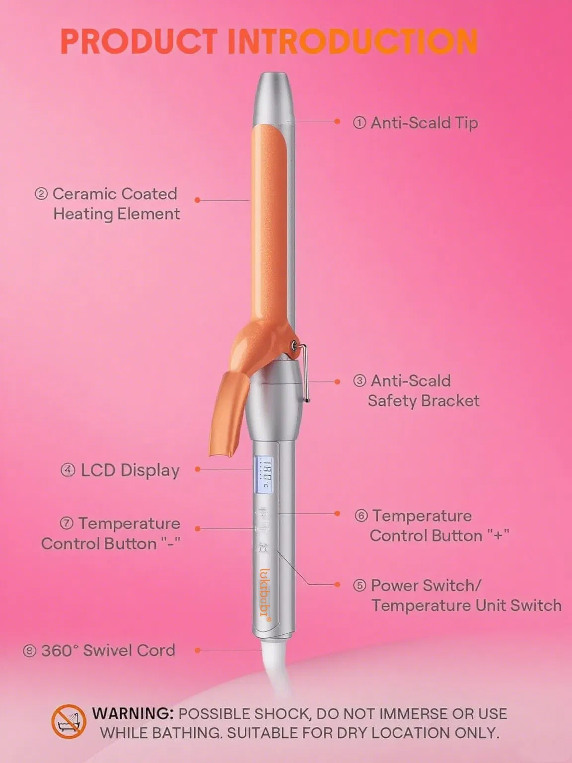 Sheglamm Hair Curler 25mm Hair Curler 32 Hair Curlers