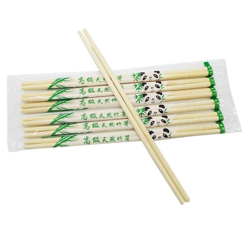 Round Disposable Bamboo Chopsticks with Customized Packaging
