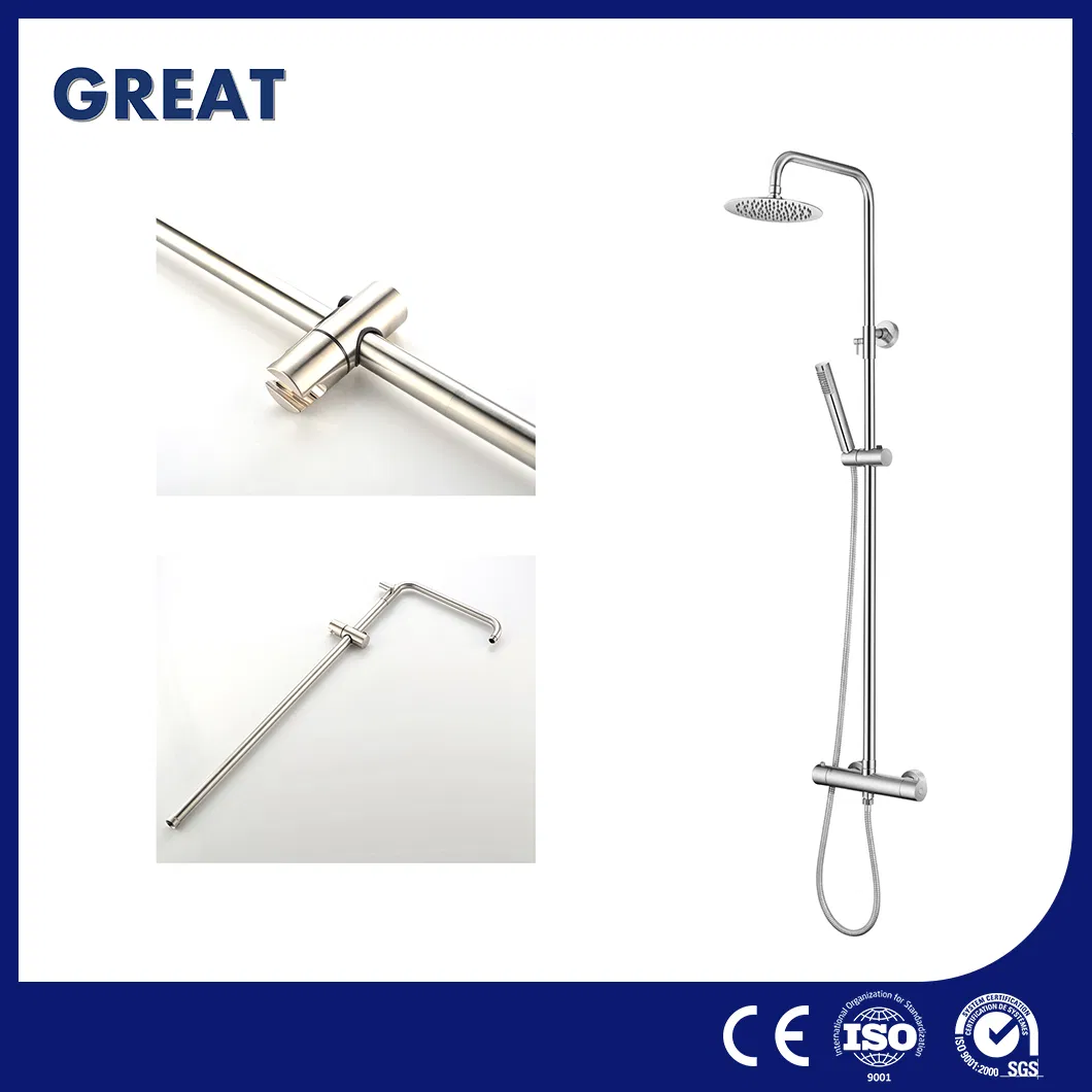 Great Tub Shower Faucet Wholesale Shower Panel System China GLS4926 Wall Mounted Shower Column Double-Locked Shower Hose Corner Shower Column Supplier