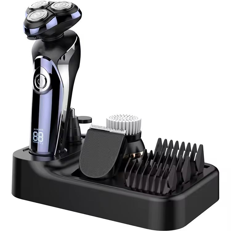New Design Rechargeable Stainless Steel Electric Beard Shaver Sets for Men