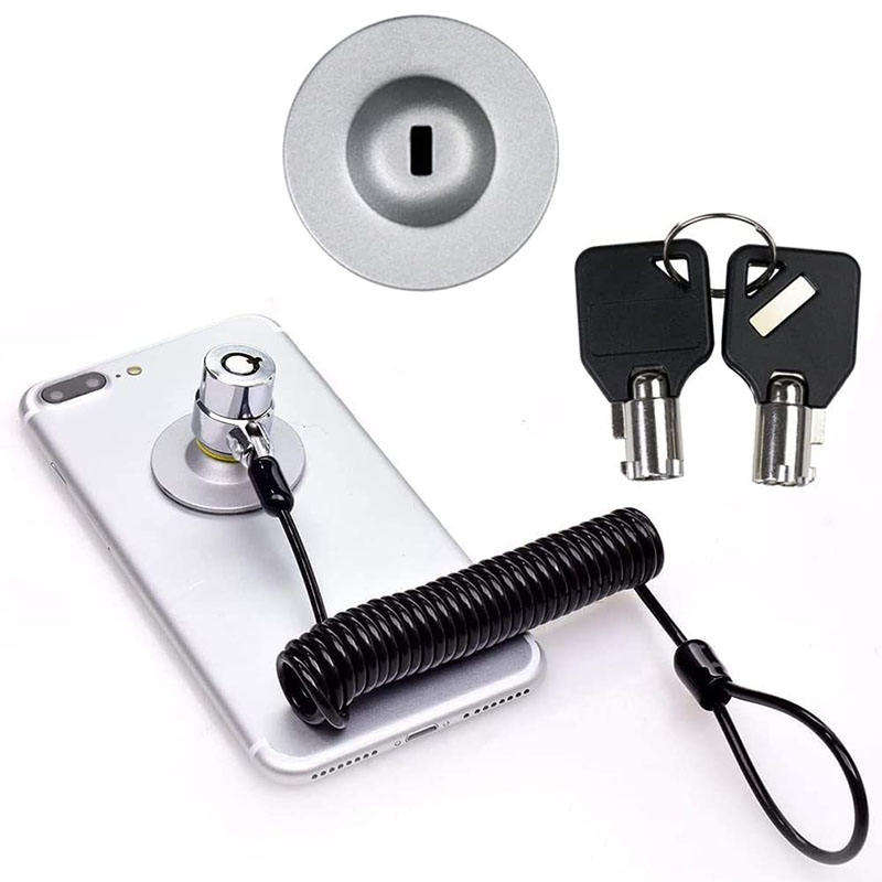 Zinc Alloy Anti-Thief Security Spring Two Keys Carry Universal Cable Laptop Computer Lock
