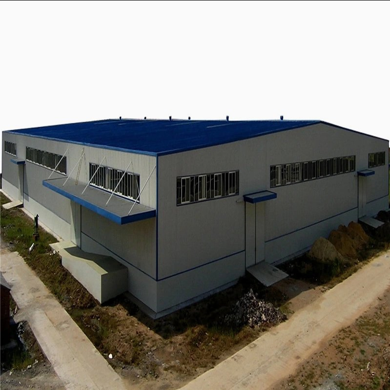 Factory Direct Supply Prefab Steel Structure Frame Sandwich Panel Building