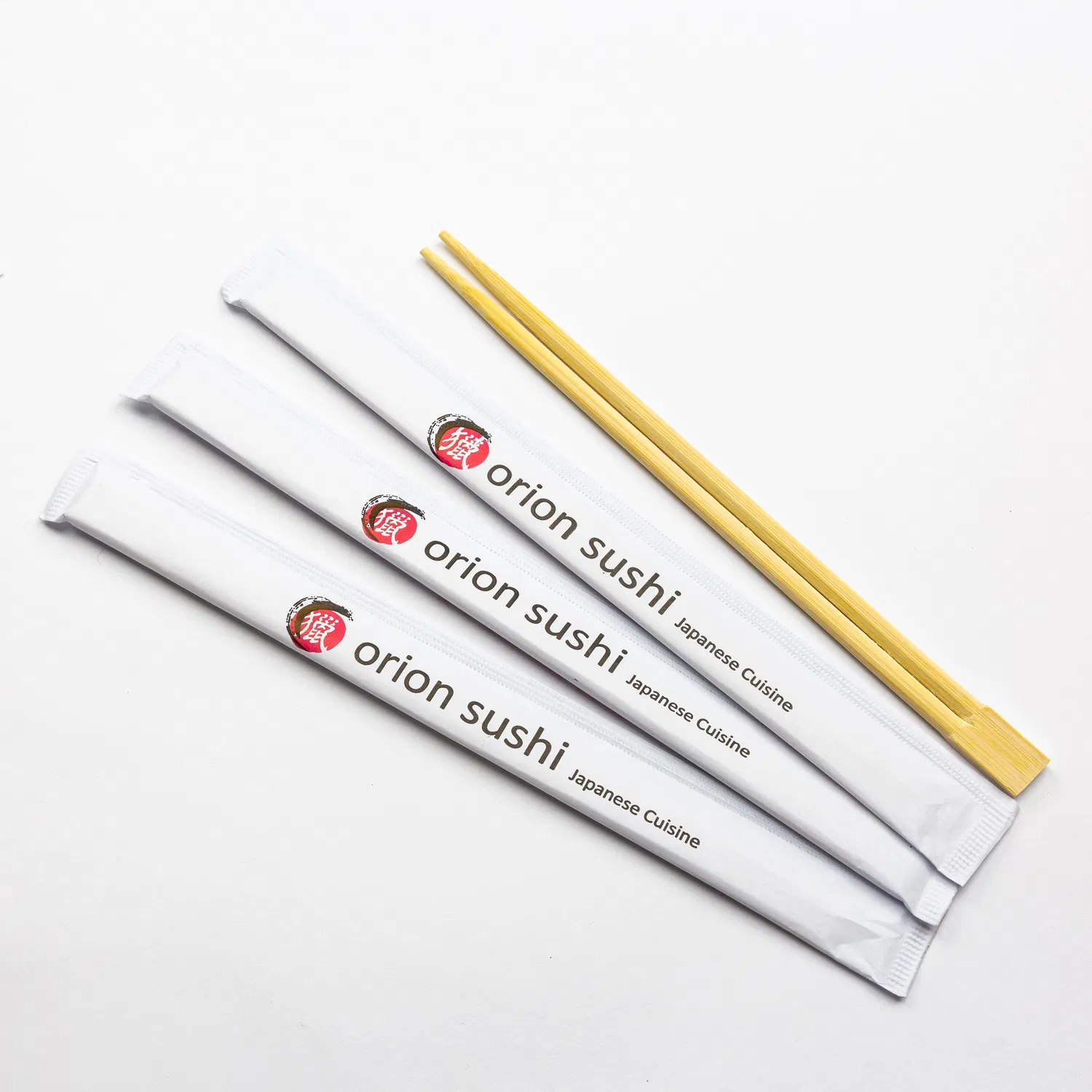 23cm Rikyu Paper Sleeve White Chopsticks