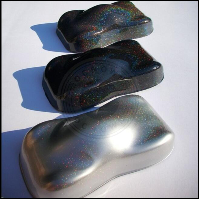 Rainbow Mirror Holographic Powder Laser Silver Holo Chrome Pigment