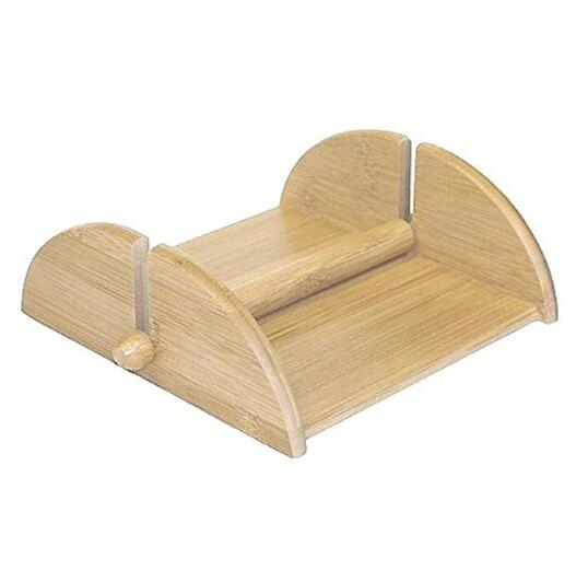 Bamboo Tissue Rack Paper Dispenser Napkin Holder