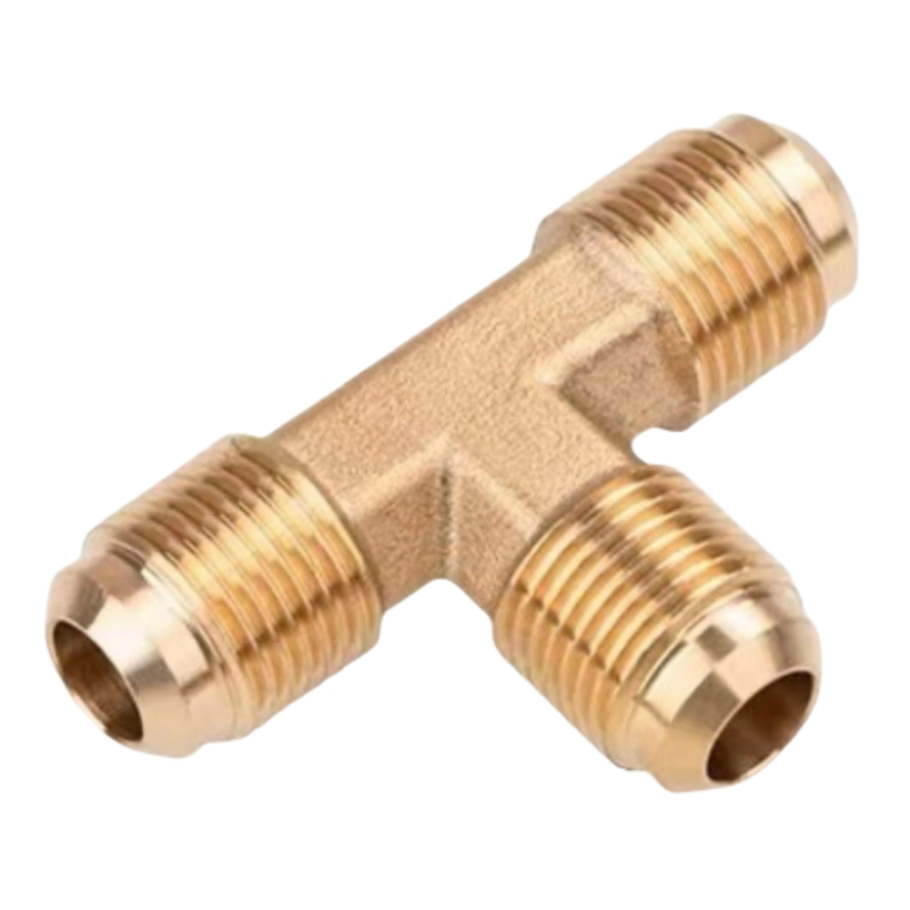 Brass Copper Union Tee Compression Tube Fitting for Secure Connections