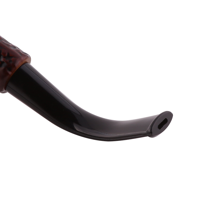 Hot Selling Custom Logo Wholesale Smoking Accessories Resin Wooden Smoking Pipes