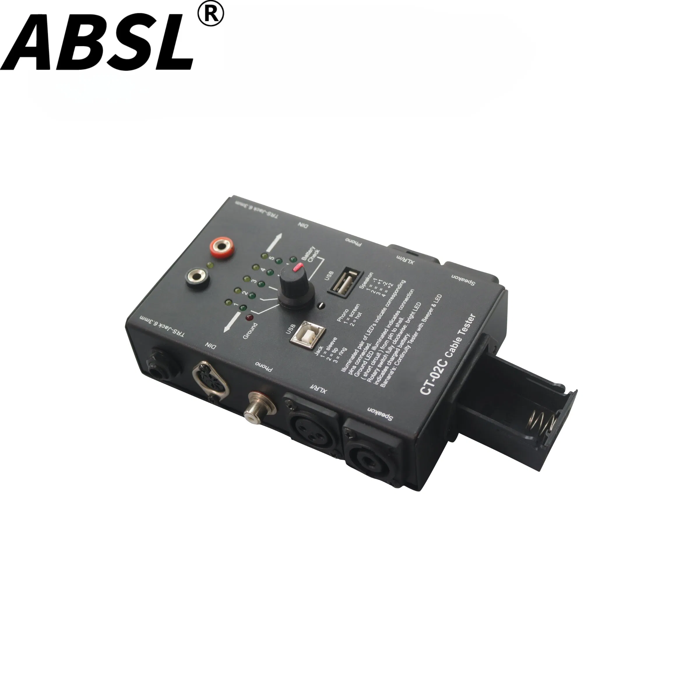 Network Cable Jack Audio Line Tracker 5-Way Switch CT-02c Cable Tester