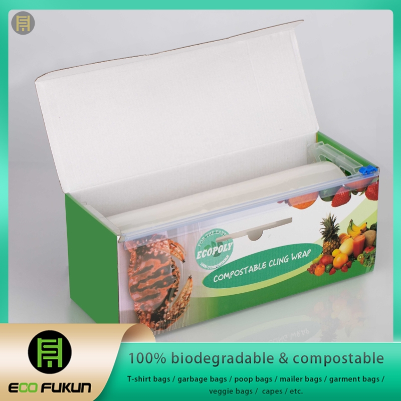 Biodegradable Cling Wrap for Food, Commercial Use Wrap Stretch Film