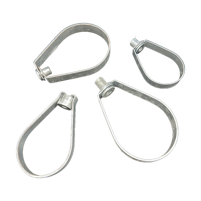 High Quality Seismic Horseshoe/Pear Shape Pipe Clamp for Gas Water Tube Bracing and Support