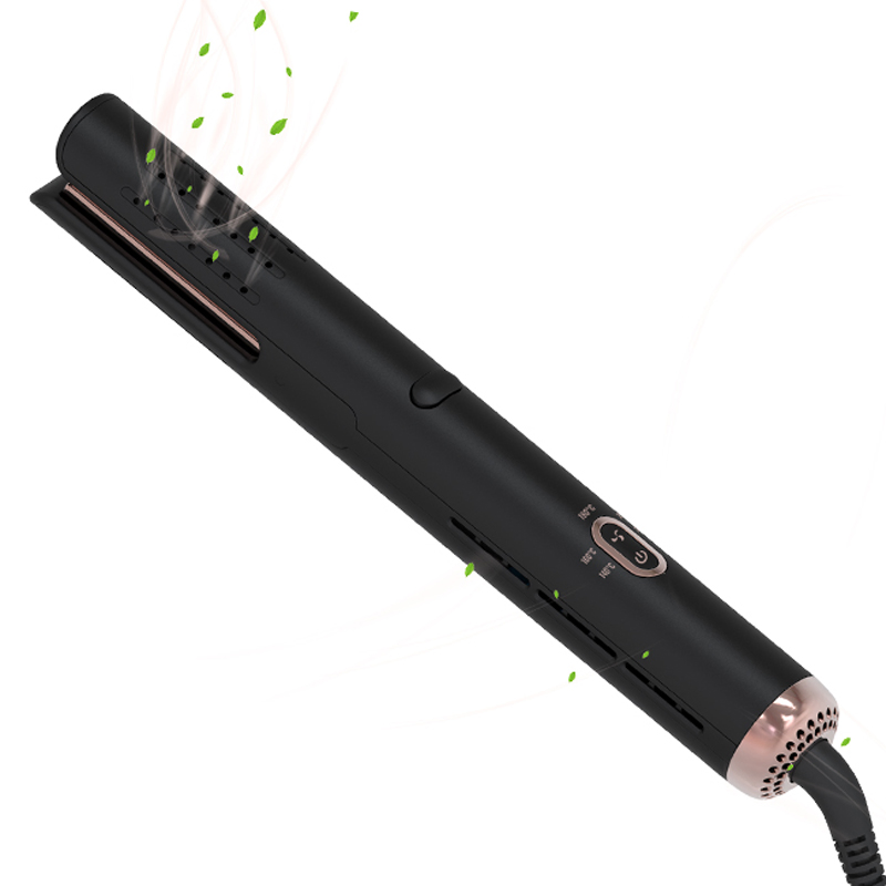 Bidisco Cool Air Hair Styling Tools 2 in 1 Straightener and Curler Electric Hair Iron