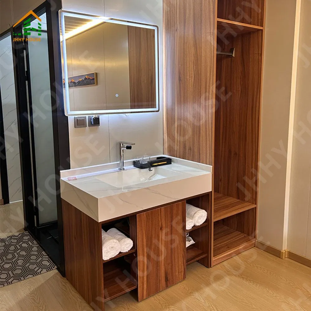 Prefabricated 40FT Modular Container House for Office or Hotel Build Detachable Flat Pack Container for Apartment Kitchen Use