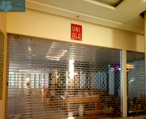 Anti Theft Security Motorized Control Transparent Polycarbonate Slat Roller Shutter Doors