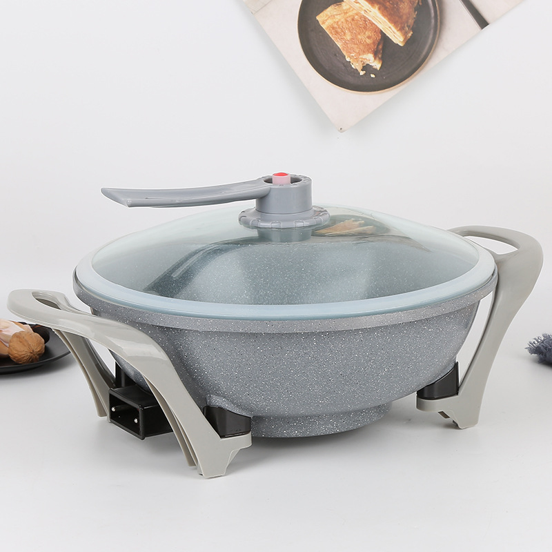New Style Multifunction Pressure Cooker Non Stick Electric Cooking Pot Gold Electric Hot Pot