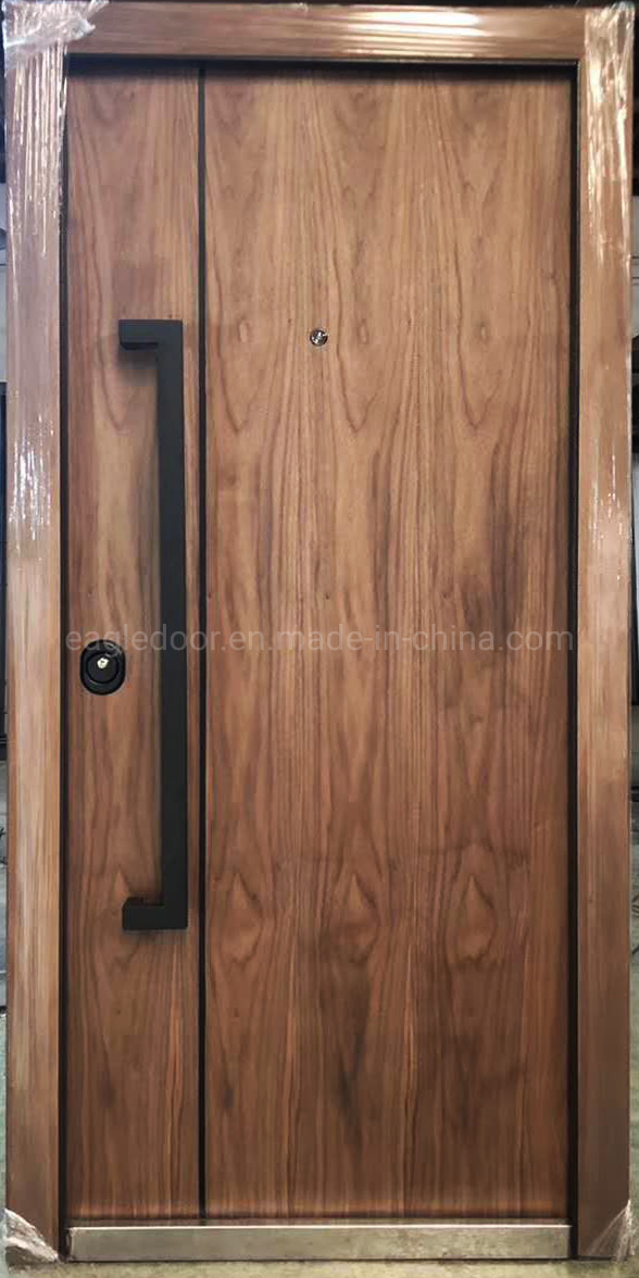 Spin Door Craftman Style Armoed Front Door for Housecold Rolling Steel Wooden Door+3D Cast Aluminum Aluminum Door Locking Security Meeting Stile