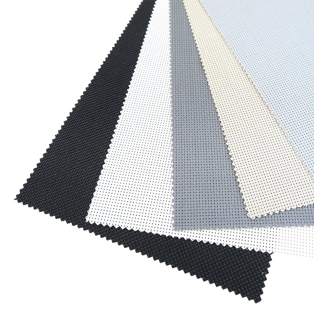 Professional Wholesale Roller Plain Window Sunscreen Blinds Fabric in Supplier Manufacturer