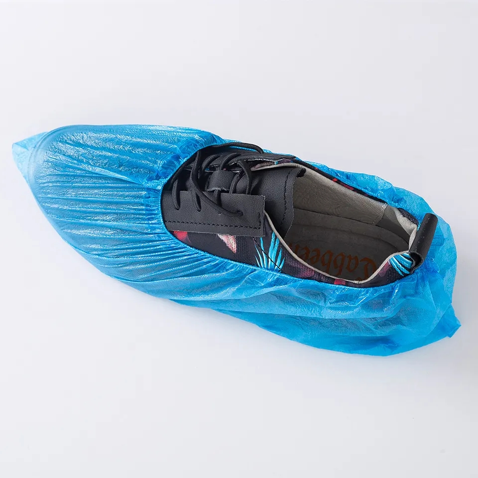 Single Use Non Woven PP/PP+PE/CPE Shoe Cover for Hospital/Lab/Food Industry