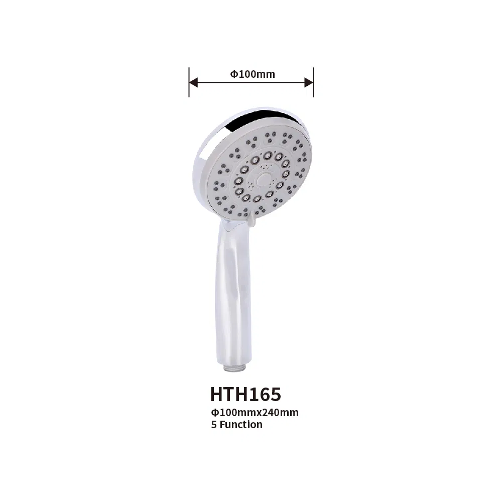 ABS Round Shower Head Bath Rainfall Bidet Hand Shower