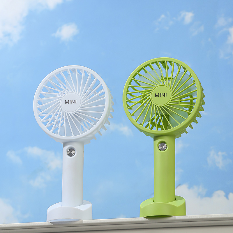 Handheld Cooling Fan CE Small Electric Fan, Portable USB Charging, Summer Appliances 4W 1200mAh Mini Desktop Fan