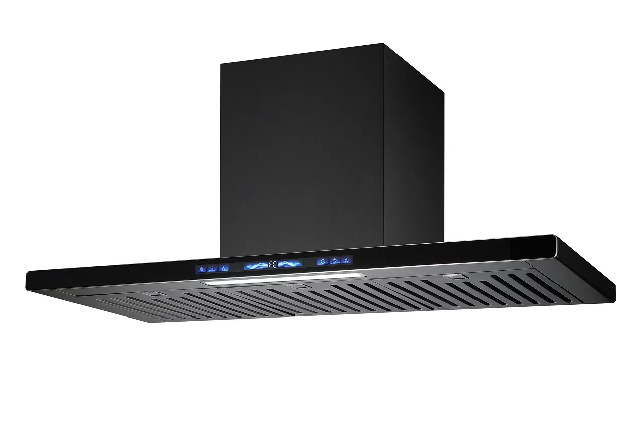 Modern Black and White Color Range Hood for Kitchens