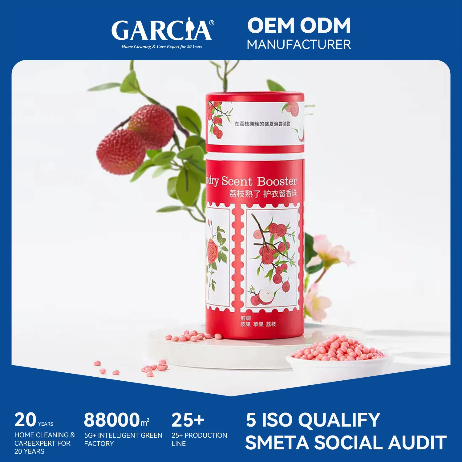 Garcia Diverse Aroma Booster Beads for Softening and Lasting Freshness